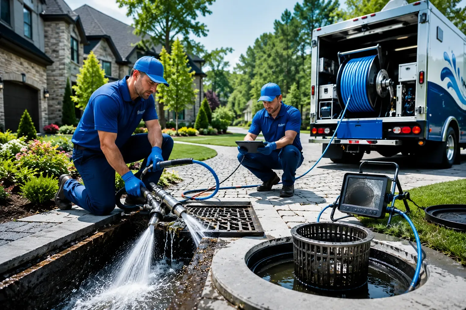 Local outdoor drain cleaning professionals in Wales, MA